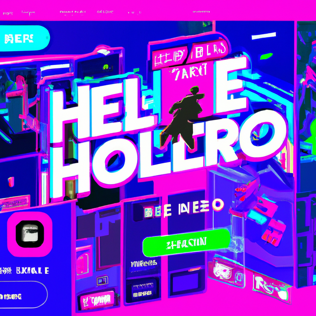ArcadeForge dynamic hero: stylized arcade city with UI overlays